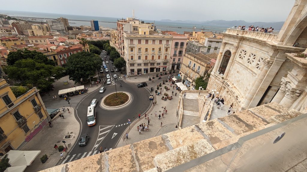 Ausblick von der Bastione di Saint Remy