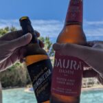 Glutenfreies Bier am Pool im Hotel Le Dune